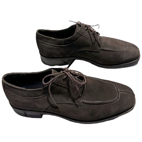 Cole Haan Suede NikeAir Sole Split-Toe Lace-up Oxford Sz 9 Perfect Condition - Picture 6 of 12